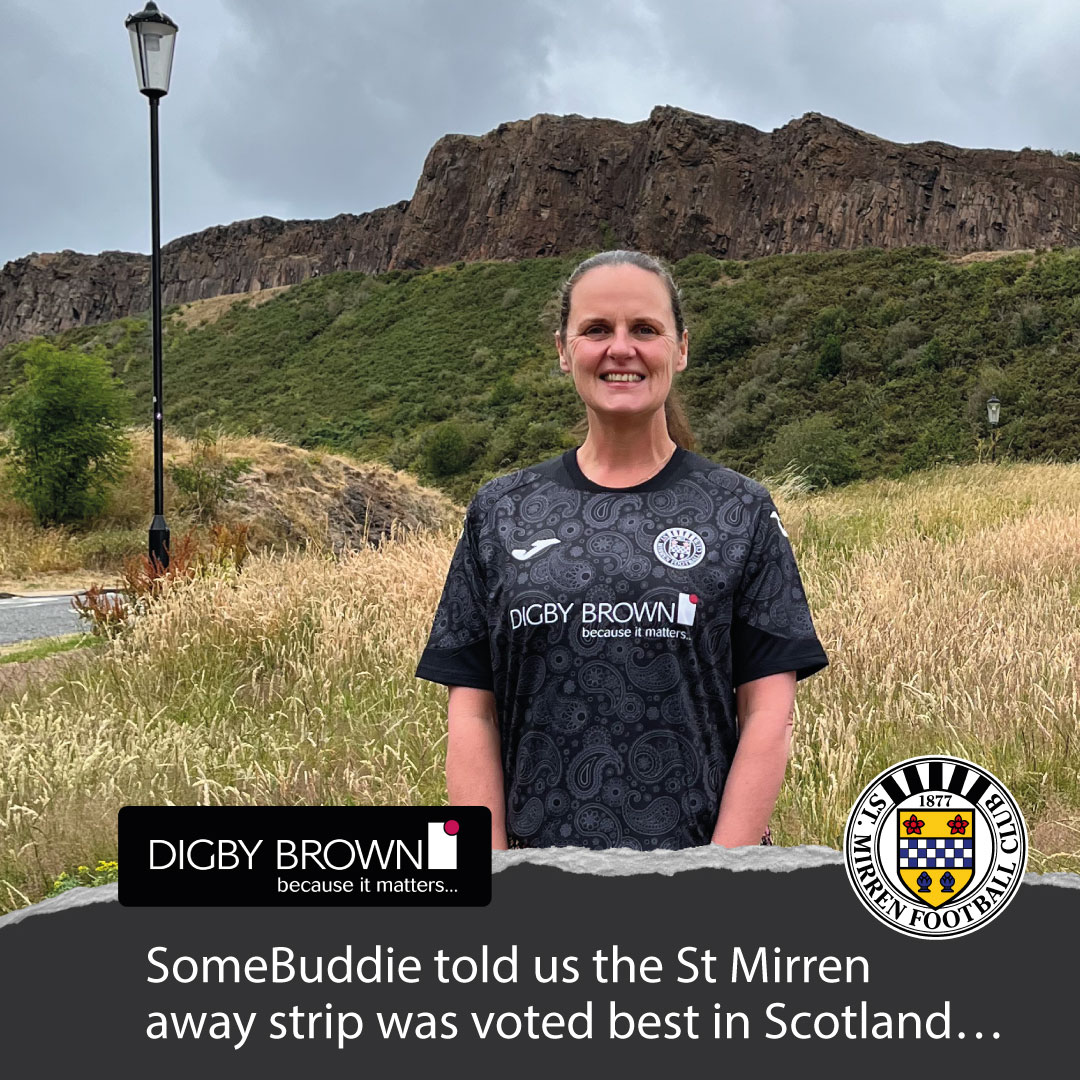 DigbyBrownLLP's tweet photo. Looking ‘Buddie’ good, @saintmirrenfc! Delighted to see the away strip voted as best football kit for the season* - can't beat a classic ⚽

#StylishBuddies #PaisleyPattern #Buddies #SPFL #FootballMatters #ProudSponsor #COYS

*As reported in The Scottish Sun and The Herald https://t.co/9EgEkMY5jz