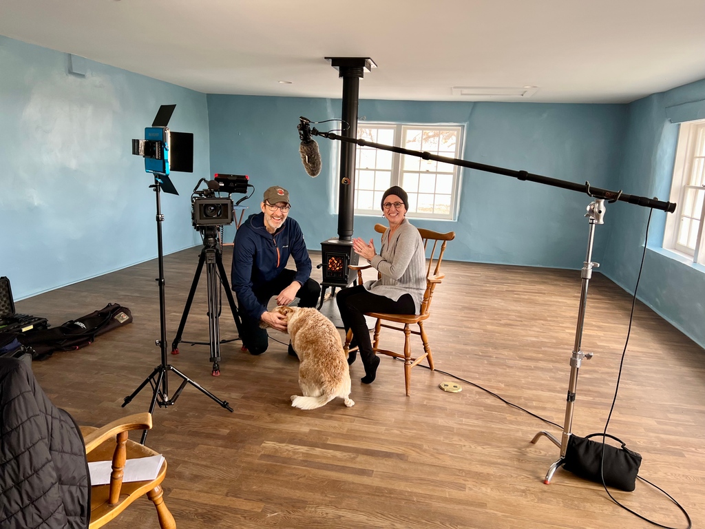 The folks at the Penrose School – an historic one-room school in Otero County – lit their woodburning stove, so Fireside could be… fireside for their video shoot! #LoveYourStory