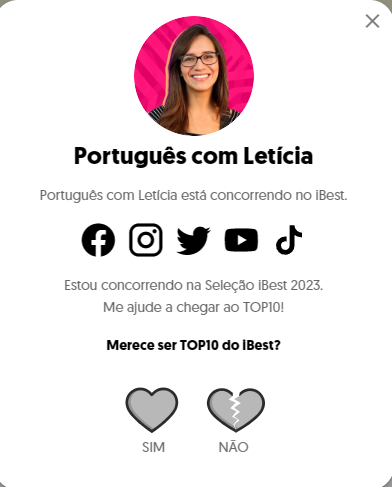 psciarotta's tweet photo. 🚨 PRECISAMOS DE VOCÊS! 🚨

DO NADA, descobrimos que a Letícia está concorrendo ao Prêmio iBest na categoria de Educação! ❤️

Posso contar com o voto de vocês para chegarmos no Top10? Leva só um minutinho!

👇 VOTE NO PRÓXIMO TWEET! 👇 https://t.co/e4aXu4TeIL