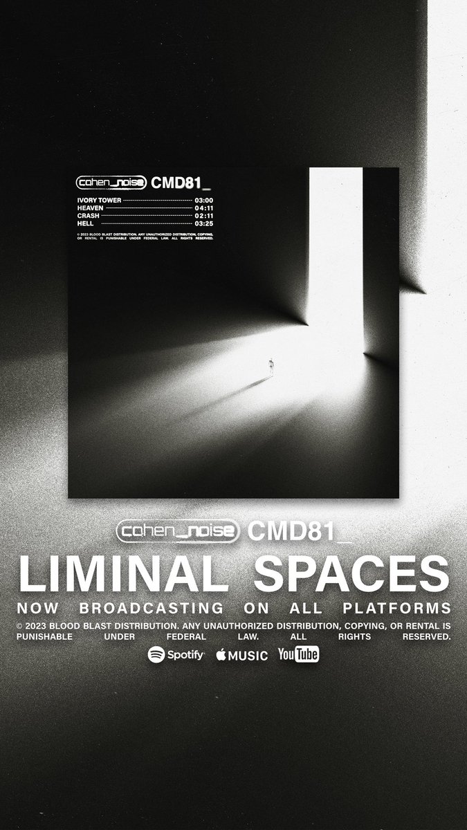 “LIMINAL SPACES” AVAILABLE NOW VIA BLOOD BLAST DISTRUBITION