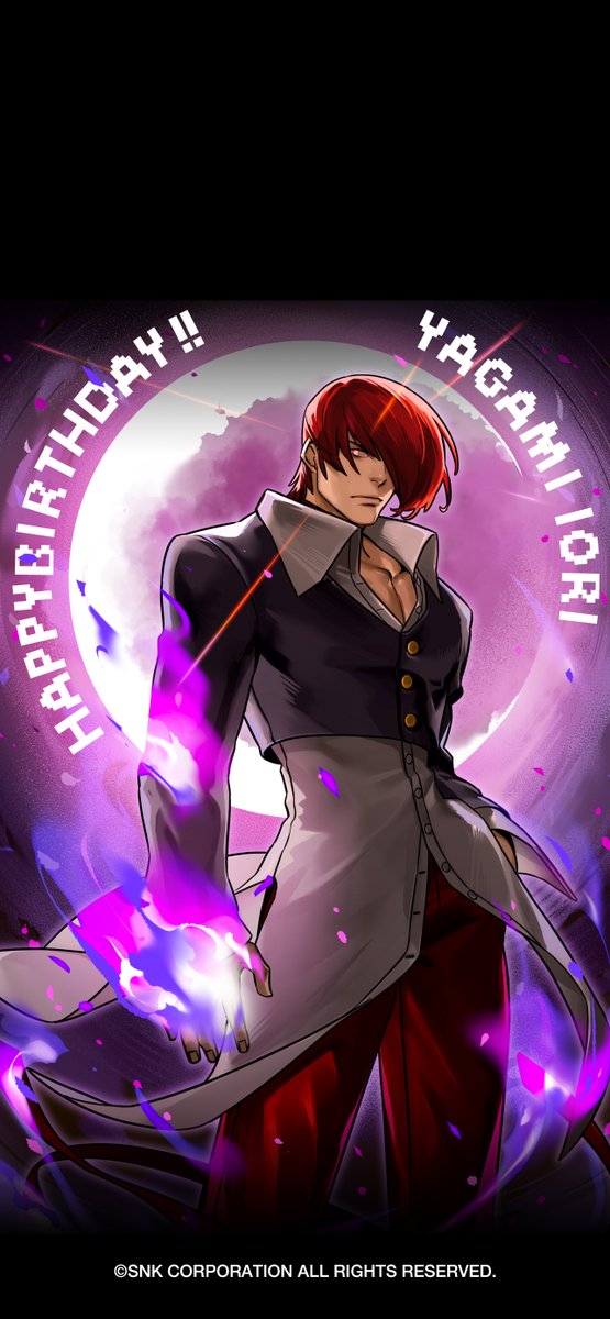 SNK GLOBAL on X: ＼Get your free smartphone wallpaper!／ In celebration of IORI  YAGAMI's birthday, we're giving away a smartphone wallpaper! Please save it  and use it today!♪ #SNK #IoriYagami #SNKfanpresent   /