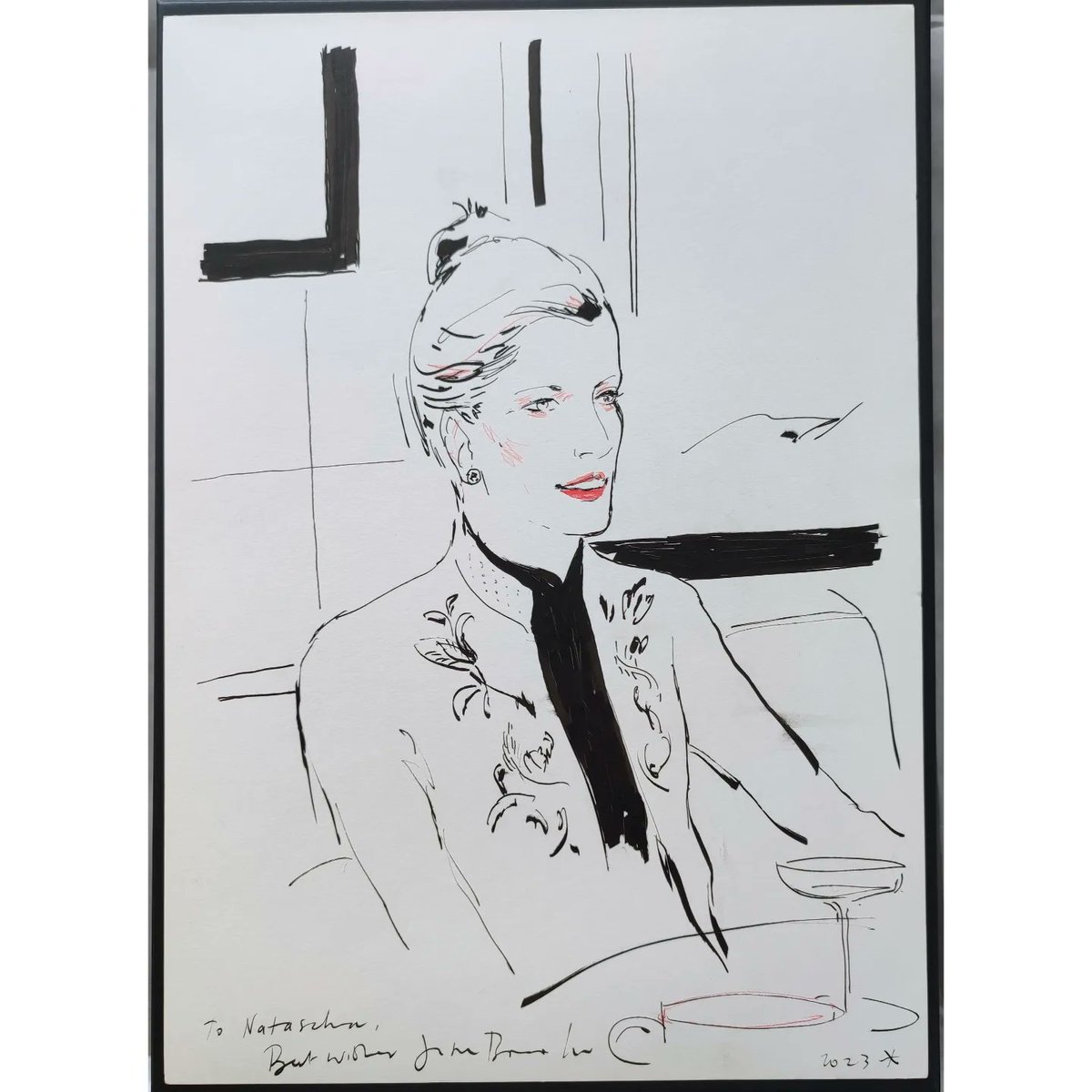fashionnatascha's tweet photo. ❤️✍️#FashionFriday #JasonBrooks edition ✍️❤️
Absolute dream whisked off by ❤️ @chicstranger for mothers' day afternoon tea & meeting fashion illustration icon @JasonBrooksArt who I've ❤️ for decades and having my very own portrait created too!!
❤️ Fab event @GrayMCA 💋 https://t.co/PZ5IZZF1vc