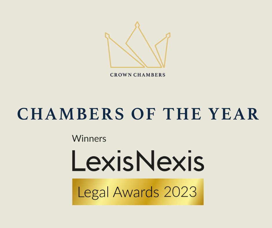 We are thrilled to share that we were announced winners of the Chambers of the Year at the <a href="/LexisNexisUK/">LexisNexisUK</a> Legal Awards 2023 last night! 

This award recognises and highlights the incredible work our Barristers, KCs and Clerks have accomplished over the last year. 

#LLA2023