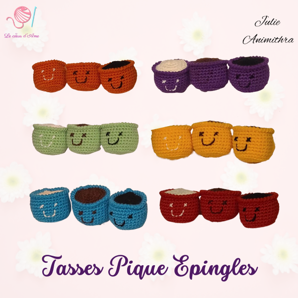 LeCoeurdAme's tweet photo. [#Crochet] Redécouvrir : Les Tasses Pique Epingles par @Julieanimithra ! 📍

https://t.co/GLvcNe1F94 https://t.co/6S9ODl94Zq