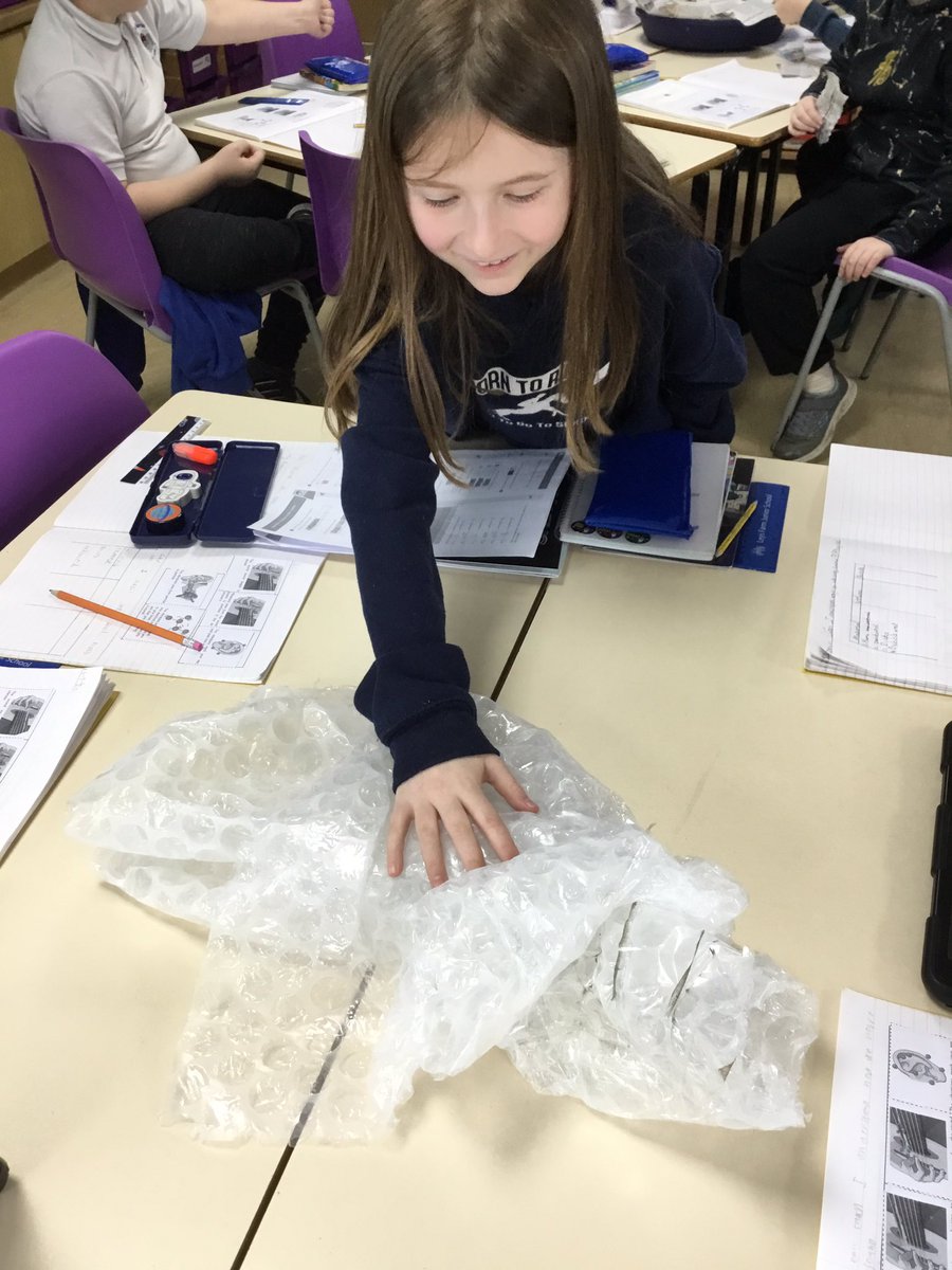 LeysFarm's tweet photo. Class 4W investigating absorbing sound. Lots of ideas about the materials which would be most suitable to absorb the sound. #LFJSScience #LFJSPhysics https://t.co/T8NoPbk0VG