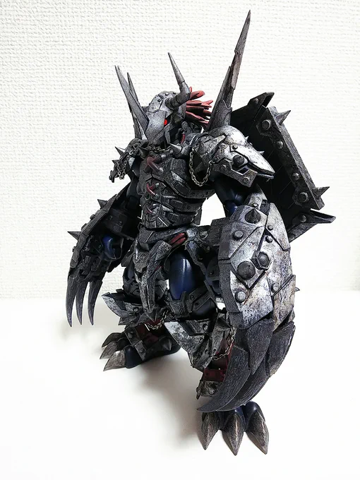 以前作ったウォーグレイモン(ウィルス種アレンジ) 