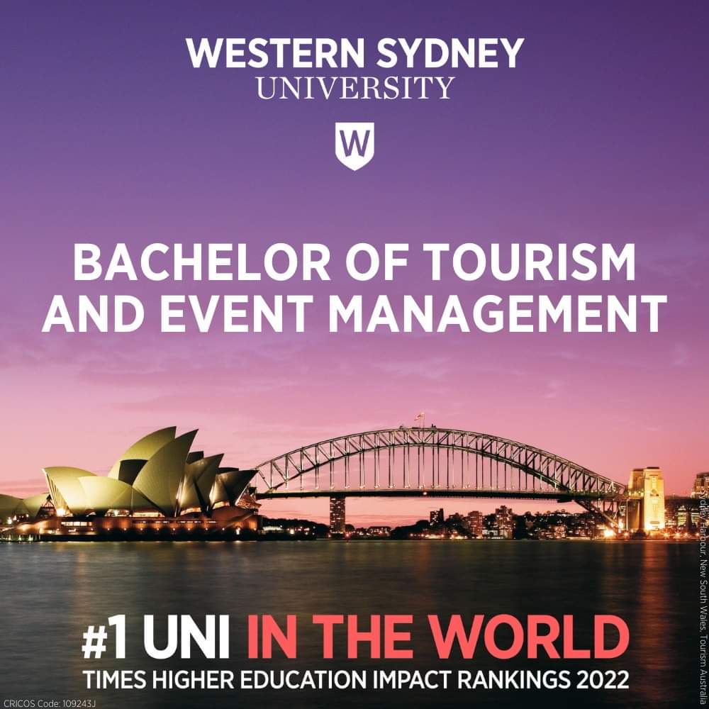 Tourism, Hospitality and Events — Western Sydney U tweet media