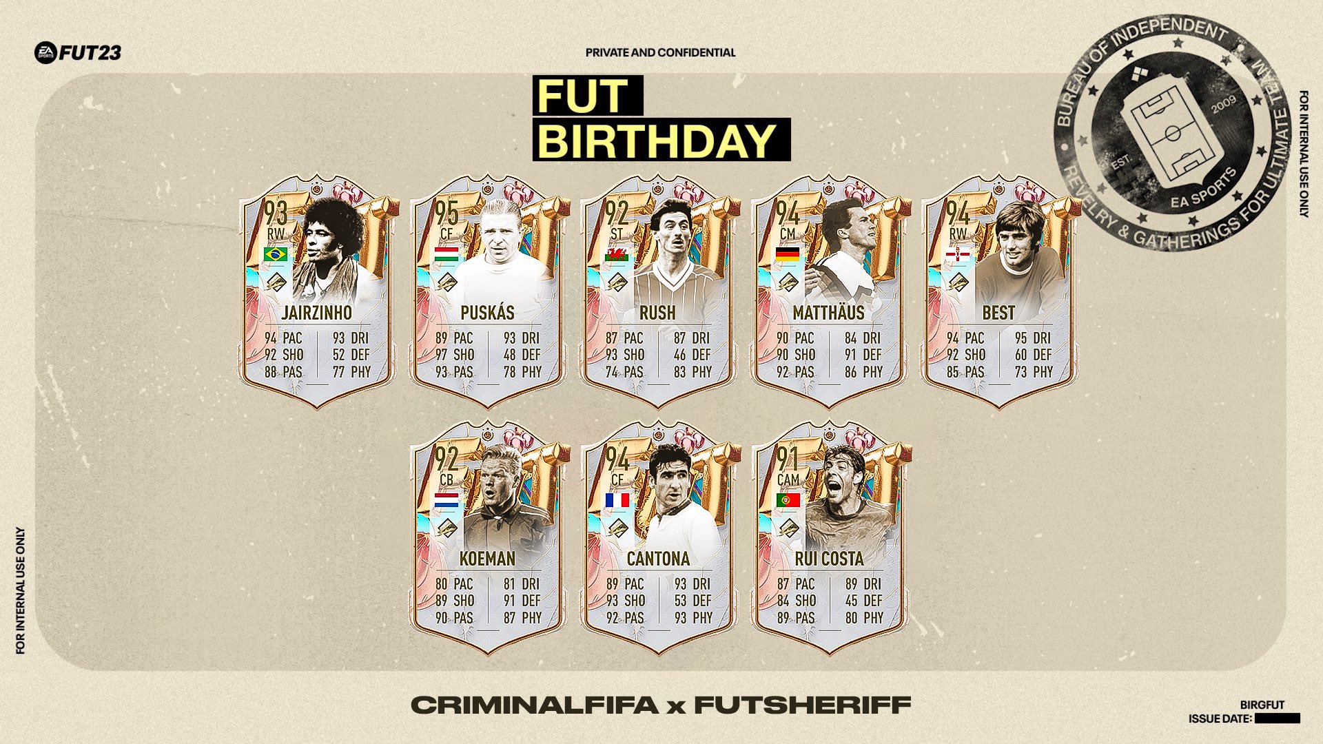 FUT Sheriff - Bebou 🇹🇬 is coming on TEAM 1 Fut Birthday