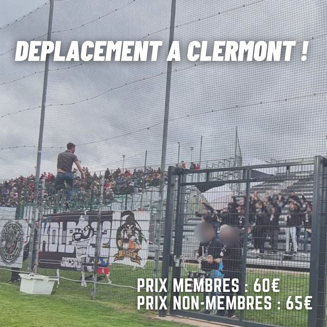 KDLB92's tweet photo. 📢 [DÉPLACEMENT À CLERMONT]

Notre prochain déplacement nous emmène dans le massif central. Inscriptions ouvertes à tous en MP.

Malgré les résultats sportifs, soyons fiers de représenter notre ville et nos couleurs !

PARTOUT POUR ANGERS ⚜️

#OneKDLB https://t.co/qg7e5Vq3AP