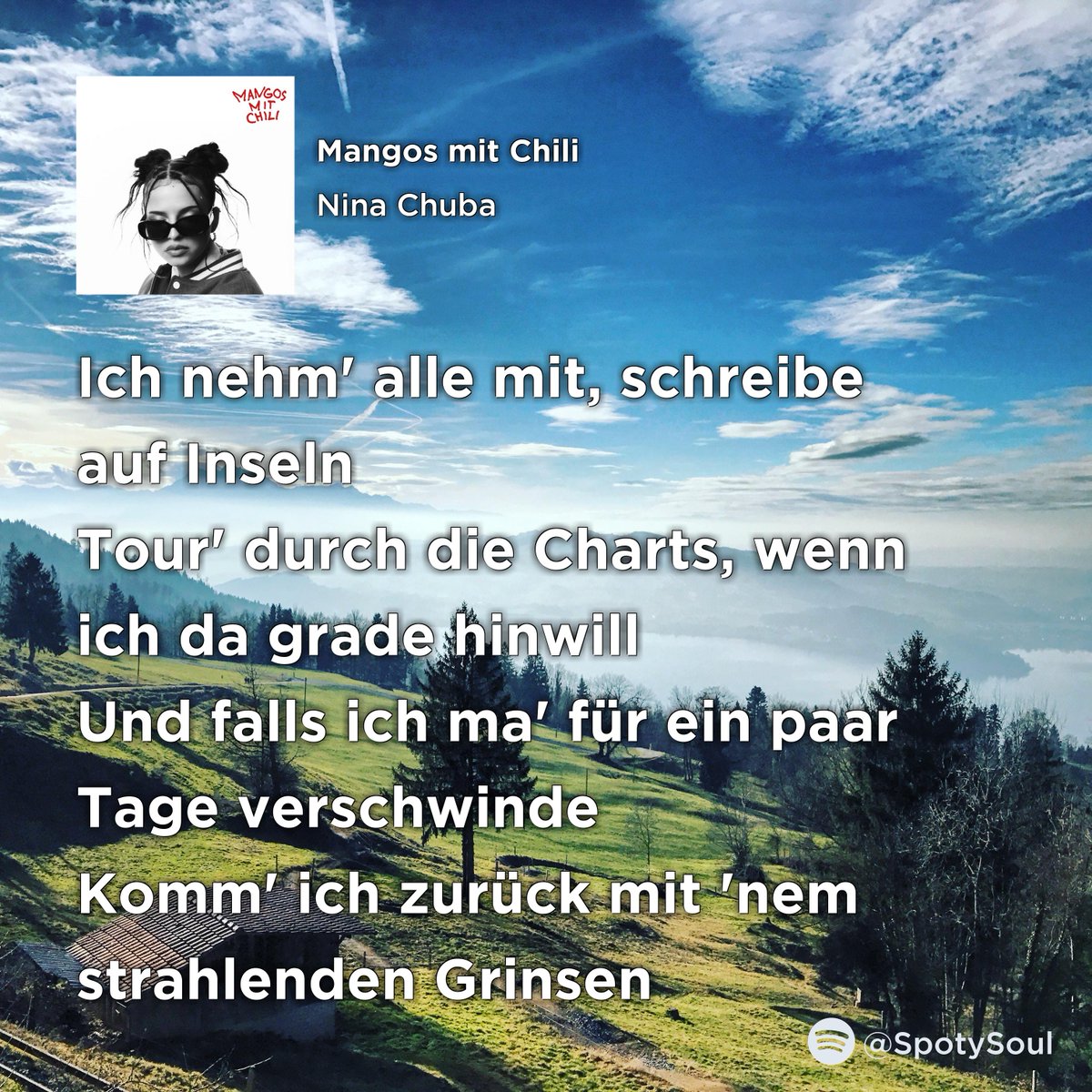 SpotySoul's tweet photo. Mangos mit Chili - Nina Chuba https://t.co/ALYLqNUETh