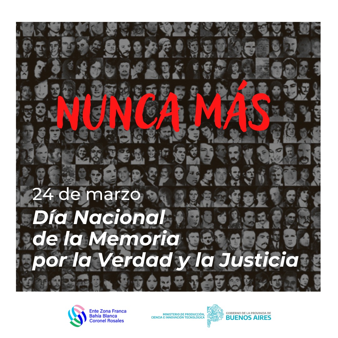 En este nuevo aniversario del golpe militar de 1976 reafirmamos nuestro compromiso con la democracia y por la memoria, la verdad y la justicia.