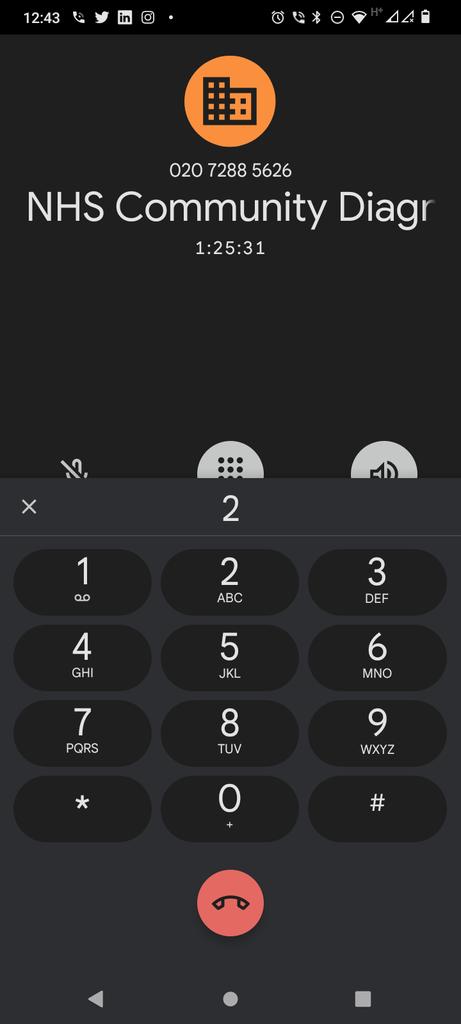 And I'm still waiting for someone to pick up, <a href="/nhs/">@NHS</a>. Is this normal, people? 
Is that why "we" (well, you!) left the EU, <a href="/GOVUK/">GOV.UK</a>? Thank you <a href="/BorisJohnson/">Boris Johnson</a>, go to hell and please don't throw a party.

#brexitisruiningtheuk #remainer #londonisopen #borisisover #nhs