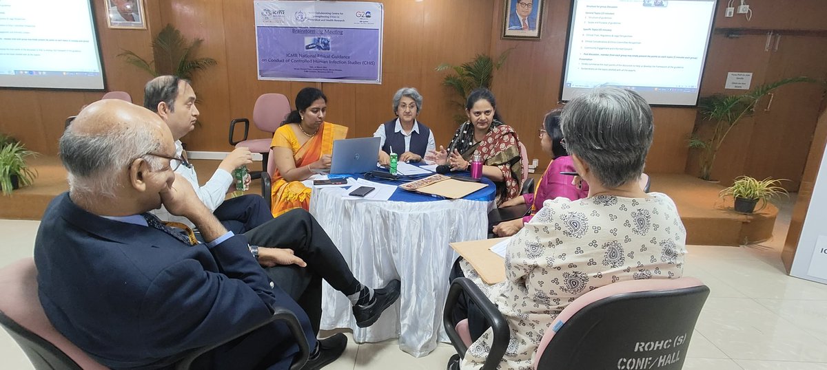 Mathur_Roli's tweet photo. Day long discussions as we brainstormed ethical aspects of Controlled Human Infection Studies. #ICMRBioethicsUnit @ICMRDELHI @DeptHealthRes initiates development of #ethics guideline on #CHIS #CHIMS which would be evidence based involving extensive stakeholder consultations https://t.co/U8I6fG5FHQ
