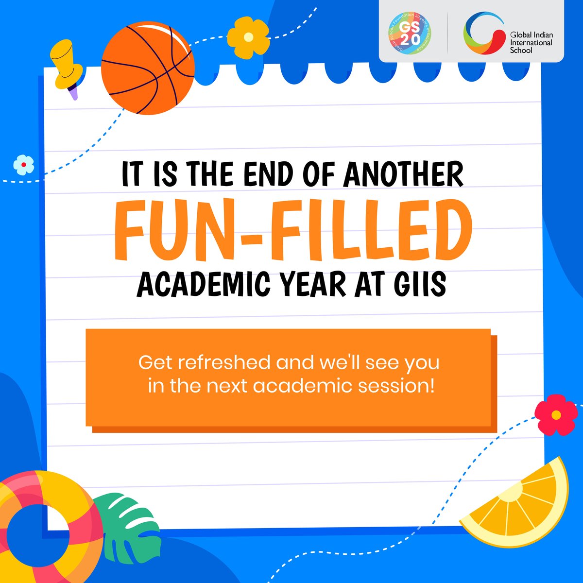 We wish you all a relaxing and refreshing break. See you in the next academic year!

#GIIS i #GIISAbuDhabi #GlobalSchools #TermBreak #Break #Spring