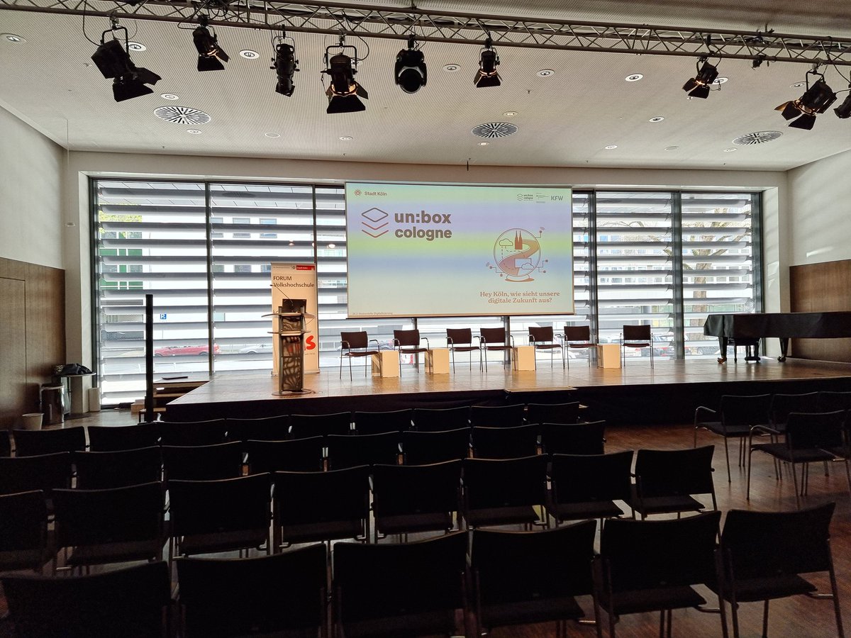 Wir sind dann soweit ... 
Lust, auf Ideen und Vernetzung unbox:cologne Forum im Rautenstrauch-Joest Museum ab 15 Uhr #mpsc #Digitalisierung Infos unter unbox.cologne