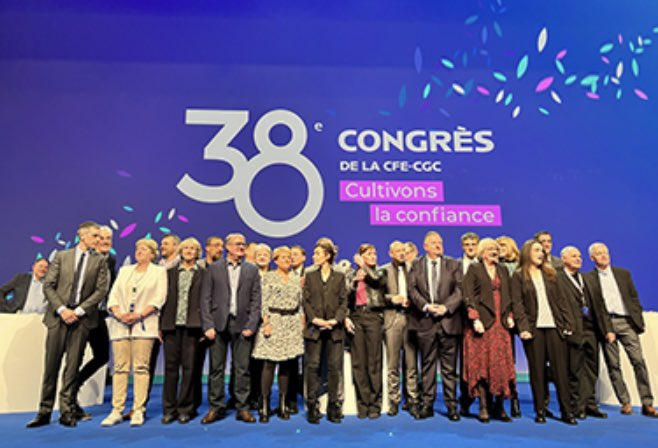 MGILBERT_Maddy's tweet photo. Lors du 38e congrès confédéral national @CFECGC à #Tours les 22 et 23 Mars, les organisations m'ont renouvelé leur confiance pour le #mandat de Secrétaire nationale confédérale « Transition vers un monde durable »#congresCFECGC #cfecgc #mondedurable #DeveloppementDurable https://t.co/984AqpIgr5