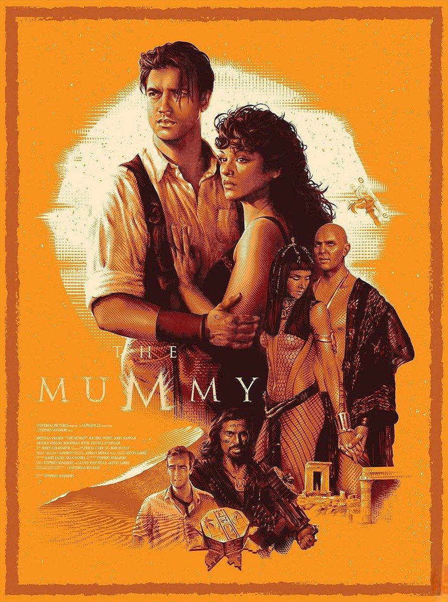 RetroReminiscer's tweet photo. The Mummy (1999)
Art by Tracie Ching. https://t.co/vzUORVwsG7