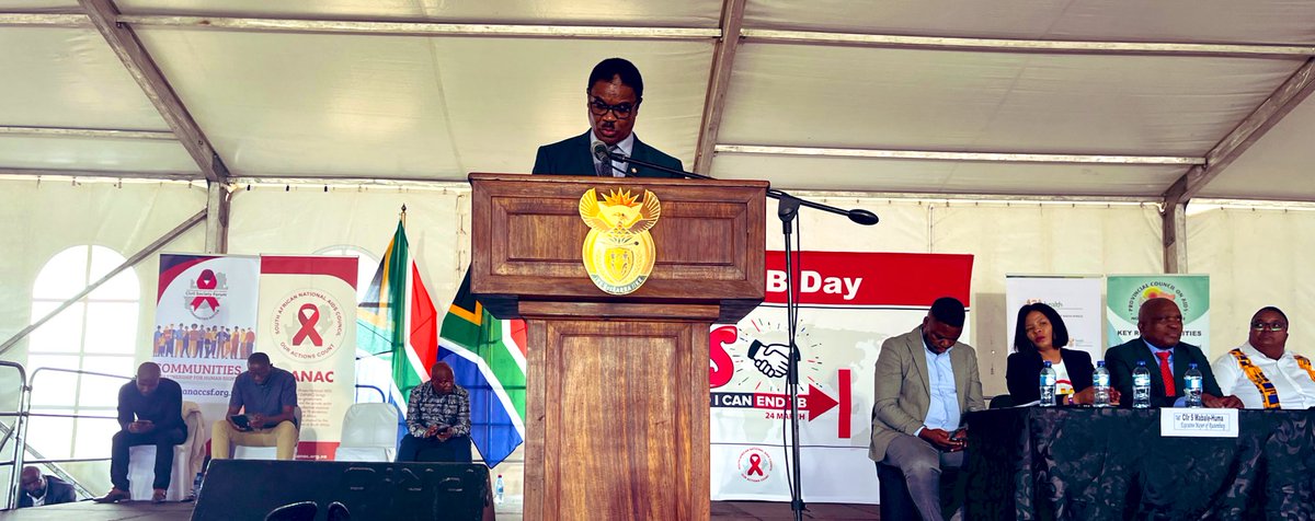 WHOSouthAfrica's tweet photo. As we celebrate #WorldTBDay2023 in Tlabane, Dr @laws_owen, @WHO Representative to South Africa called on all stakeholders to leverage on the upcoming @UN high level meeting on TB, to strengthen the TB response 

#YesWeCanEndTB 
#EndTB https://t.co/F6hqOFjlnE