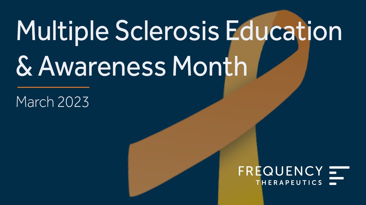 March is #MSawarenessmonth, a time to recognize patients, the broader MS community, and the need to continuously advance scientific discovery in order to one day develop potentially restorative therapeutics.