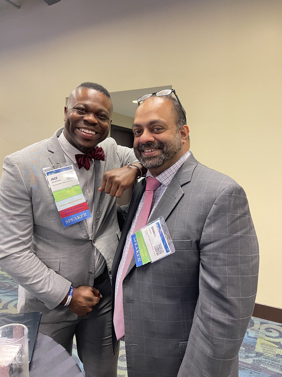 Always good to see my friend and fellow new jersey educator <a href="/UPCEA/">UPCEA</a> #UPCEA2023