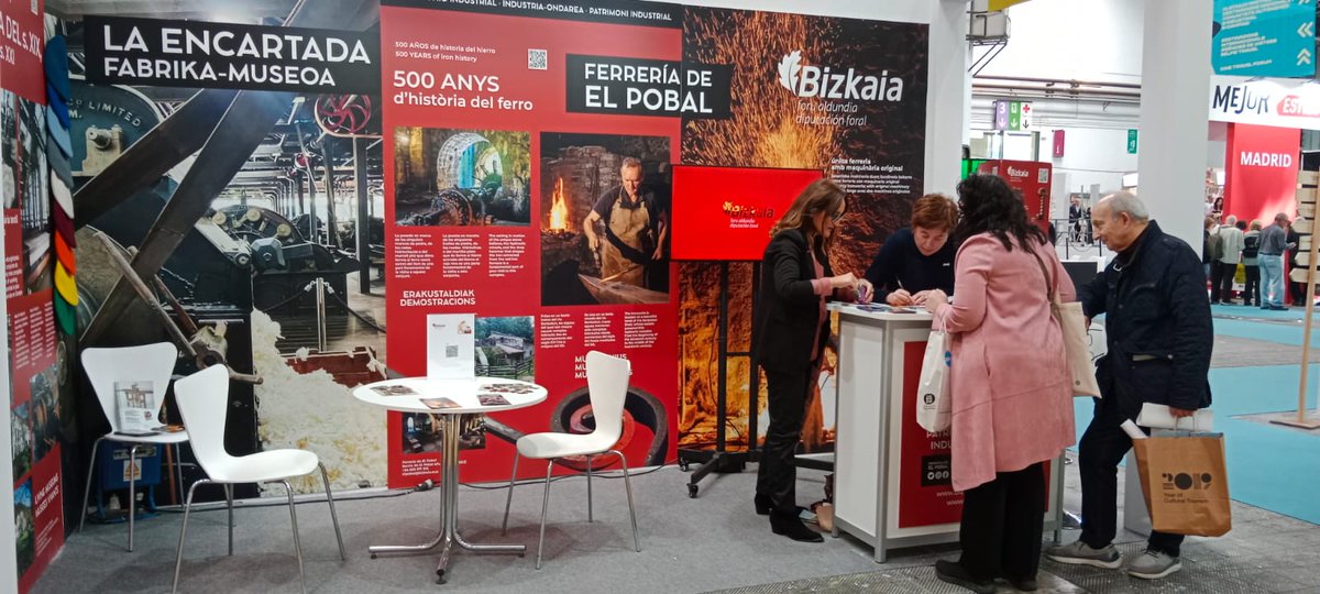 BizkaiaKultura's tweet photo. 🏭 @elpobaleko Burdinolak eta #LaEncartadaFabrikaMuseoak duten ondare-balioa eta jarduera-eskaintza berezia erakusgai Bartzelonako #BIndustrial azokan
Ekimenak nazioarte mailako Industria Ondarean oinarritutako proposamen ugari batzen ditu
➕ https://t.co/9Y6eE8YRSe https://t.co/uuDRq0AFSU