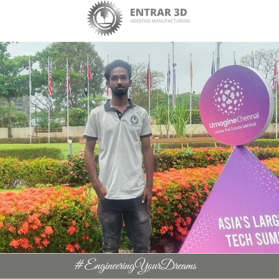 Entrar3dprint's tweet photo. "Yesterday, the team at ENTRAR 3d had the pleasure of visiting Umagine Chennai at the Chennai Trade Centre, and we couldn't be more impressed! A big shoutout to startuptn for organizing such a fantastic event that brought together Tech Experts, Innovators, and Entrepreneurs (1/3) https://t.co/Cvv5uV3koc