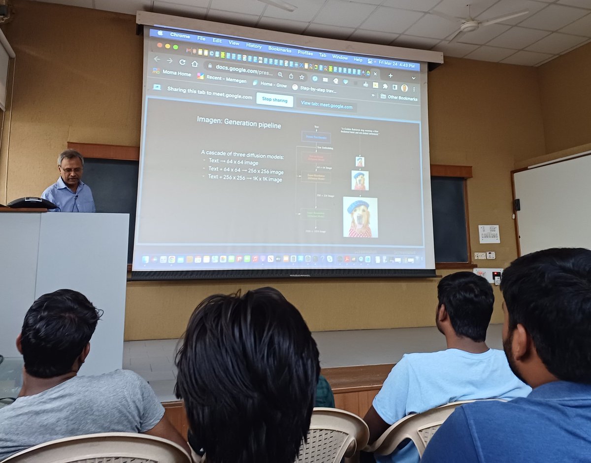 Dr. <a href="/ManishGuptaMG1/">Manish Gupta</a>, Director of Google Research India, delivered interesting talk titled - "What an amazing to be an AI researcher" at #iisc . He put a light on exciting research problems and methodologies to tackle them!