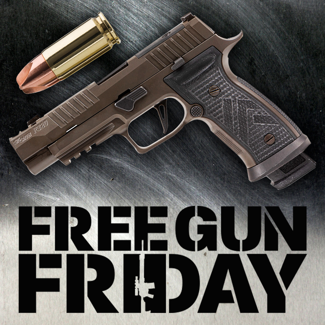 RealWorldSurviv's tweet photo. We are giving YOU the chance to WIN the brand new @sigsauerinc P320 AXG Legion and HoneyBadger ammo from @blackhillsammo! ENTER TO WIN: https://t.co/4eINrgRTYx https://t.co/E88YLzUces