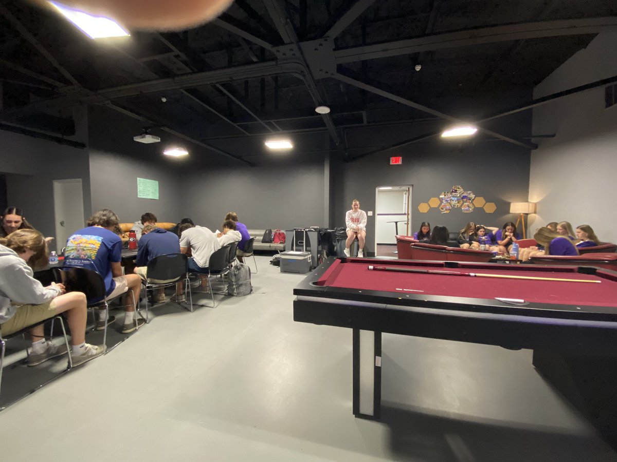 Cavalier_Sports's tweet photo. @calvaryday senior Claire Thomas shared an awesome devo this morning on FAITH during our FCA huddle. What a great message about holding onto the promises of God. #BeReal
@Cavalier_Sports https://t.co/m2u0ThSra9