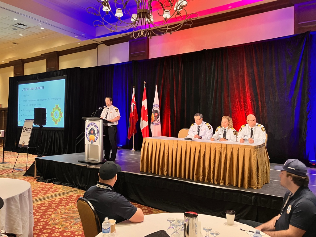 Thank you, Fire Marshal <a href="/jonpeggOFM/">Jon Pegg</a>, and the team from the <a href="/ONFireMarshal/">Office of the Fire Marshal</a> for the insightful updates. 

We are thrilled to have you at #NEFEC2023. 

#firesafety #lifesafety #publicsafety #ontario
