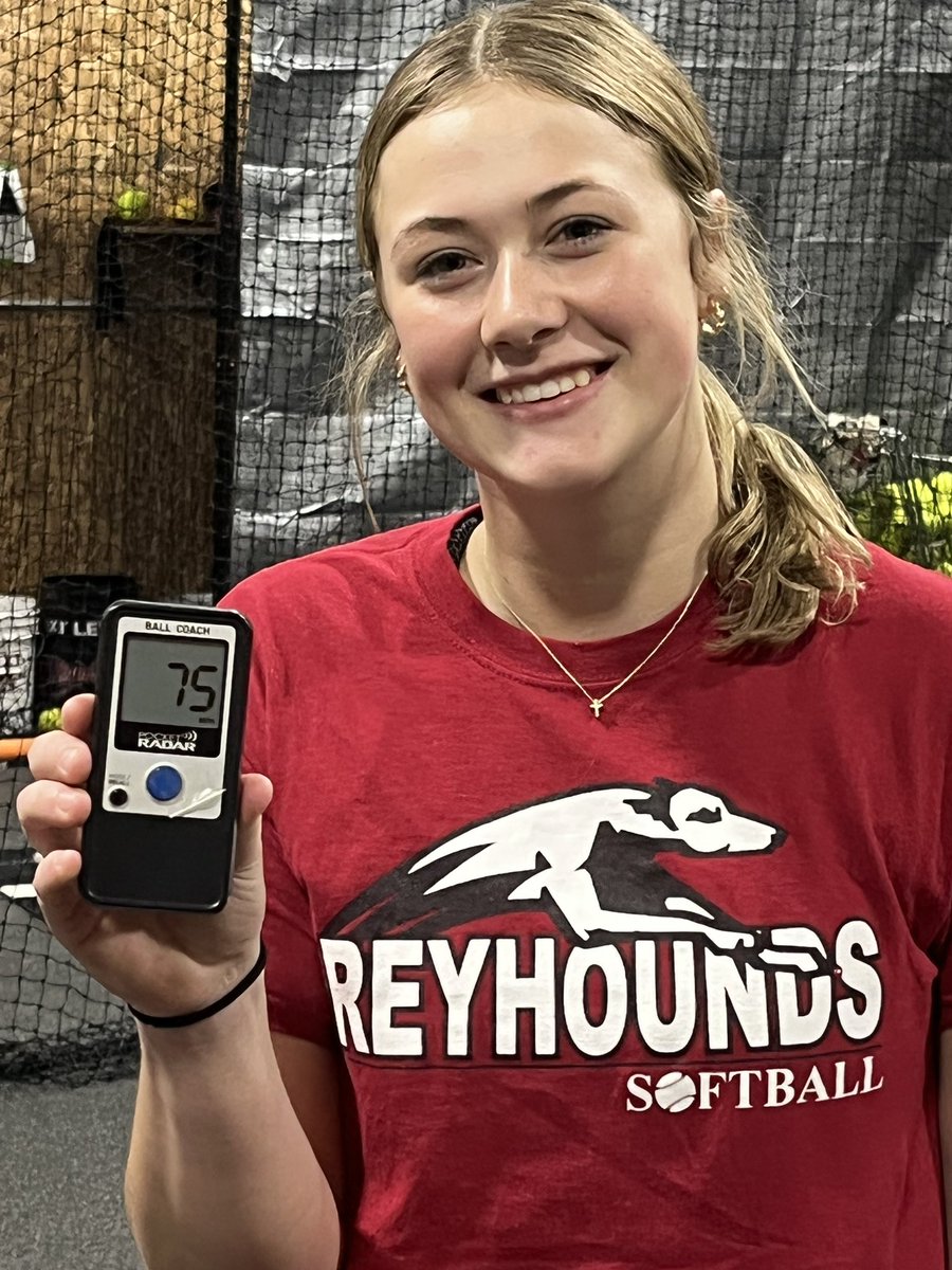 Yesterday my high school game got cancelled, so I got some swings in at Next Level Sports Performance. I hit a new PR in my exit velocity!