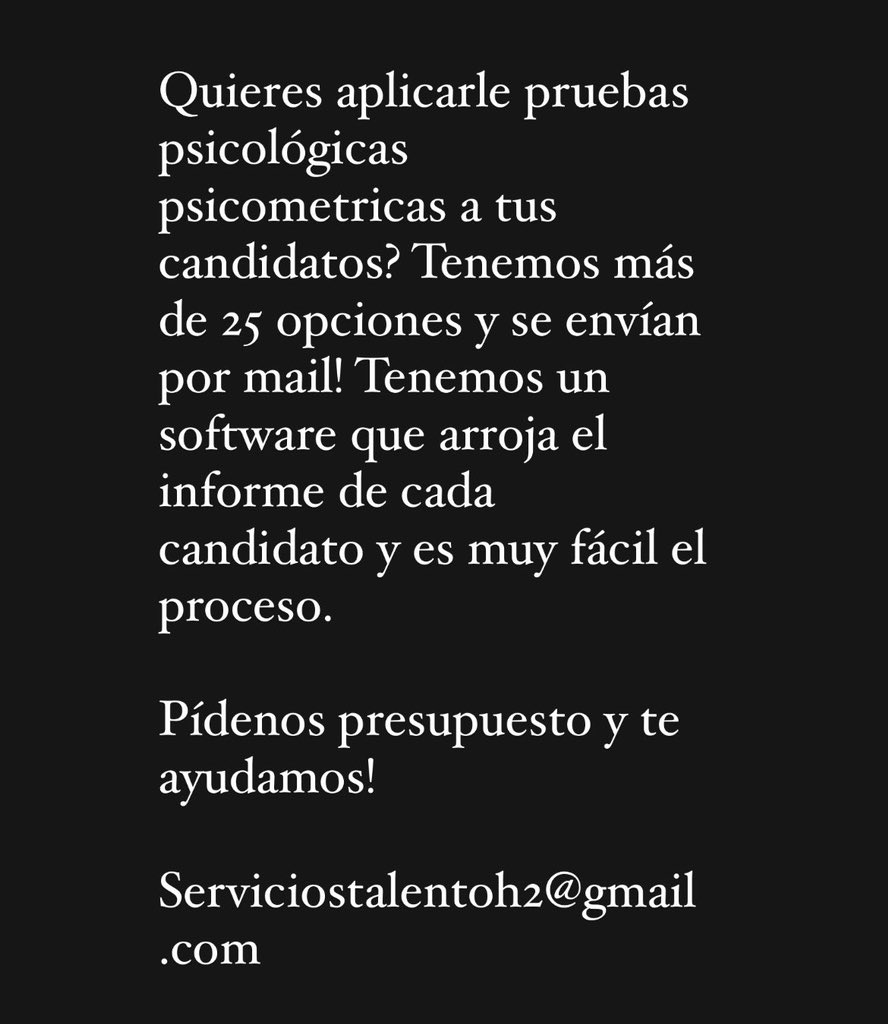 TalentoH2's tweet photo. Pruebas psicotécnicas? Las tenemos! https://t.co/wc8KYo8T2f