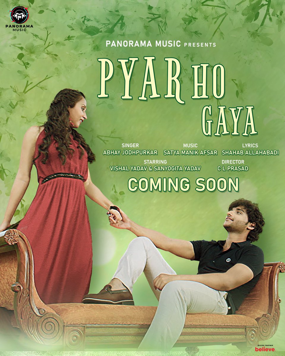 PanoramaMusic_'s tweet photo. Are you ready to fall in love? 
#PyarHoGaya coming soon on #PanoramaMusic

@AbhayJodhpurkar @vishalynot16 @manikbatra11

#ComingSoon https://t.co/iYtkmkr0mO