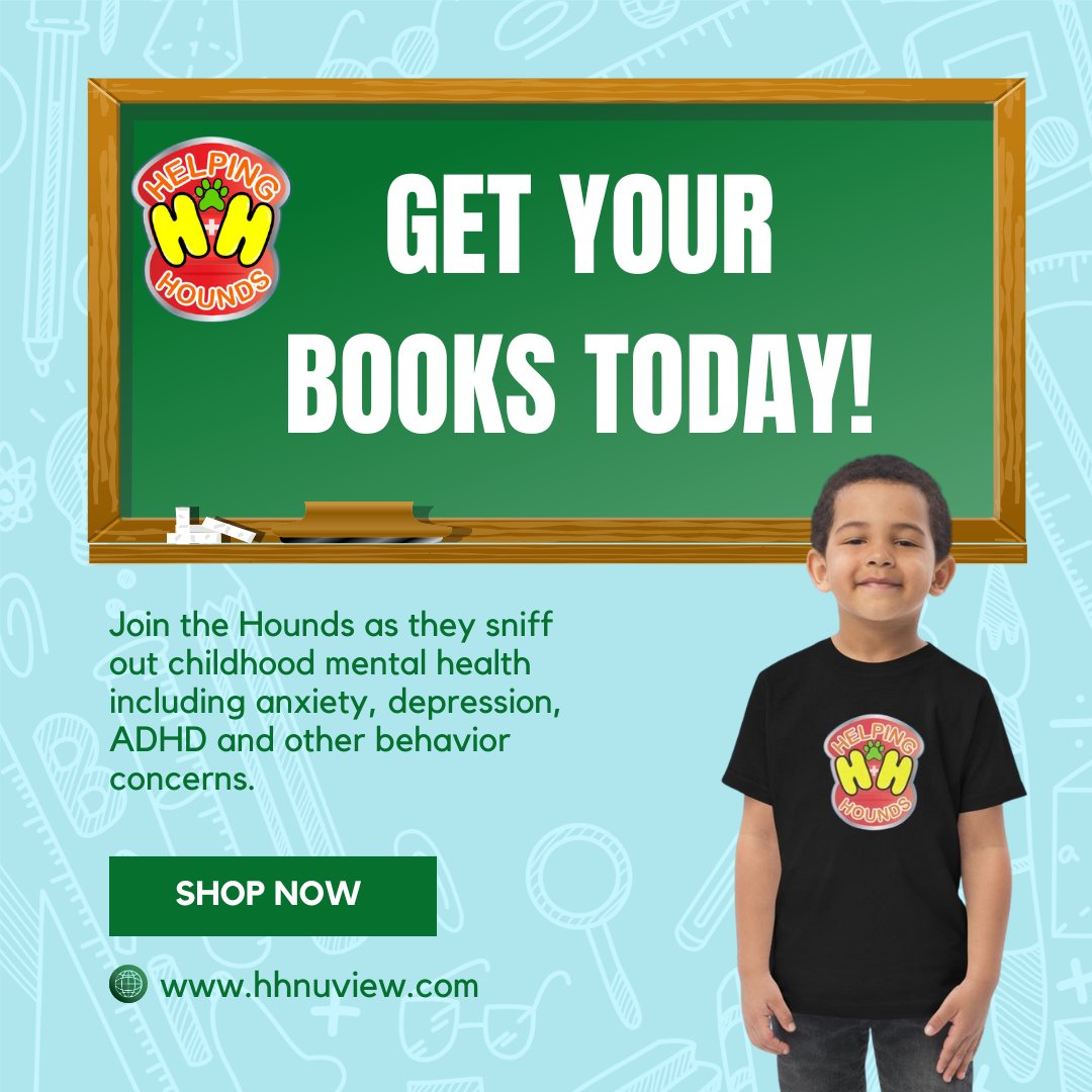10allin_org's tweet photo. Don’t forget to head over to https://t.co/x6qr7vDDfq for your Helping Hounds Book Series and merch! https://t.co/s88rSyrEGL