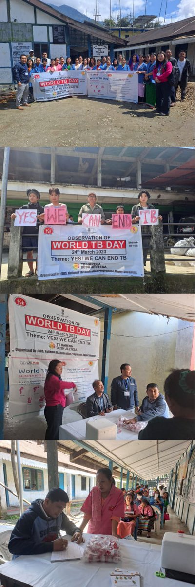 TbPrograme's tweet photo. World TB Day Celebration by Distist Health Society NTEP Upper Subansiri District along with NGO Piramal Swasthya at CHC Taliha https://t.co/nLnWnoVdV1