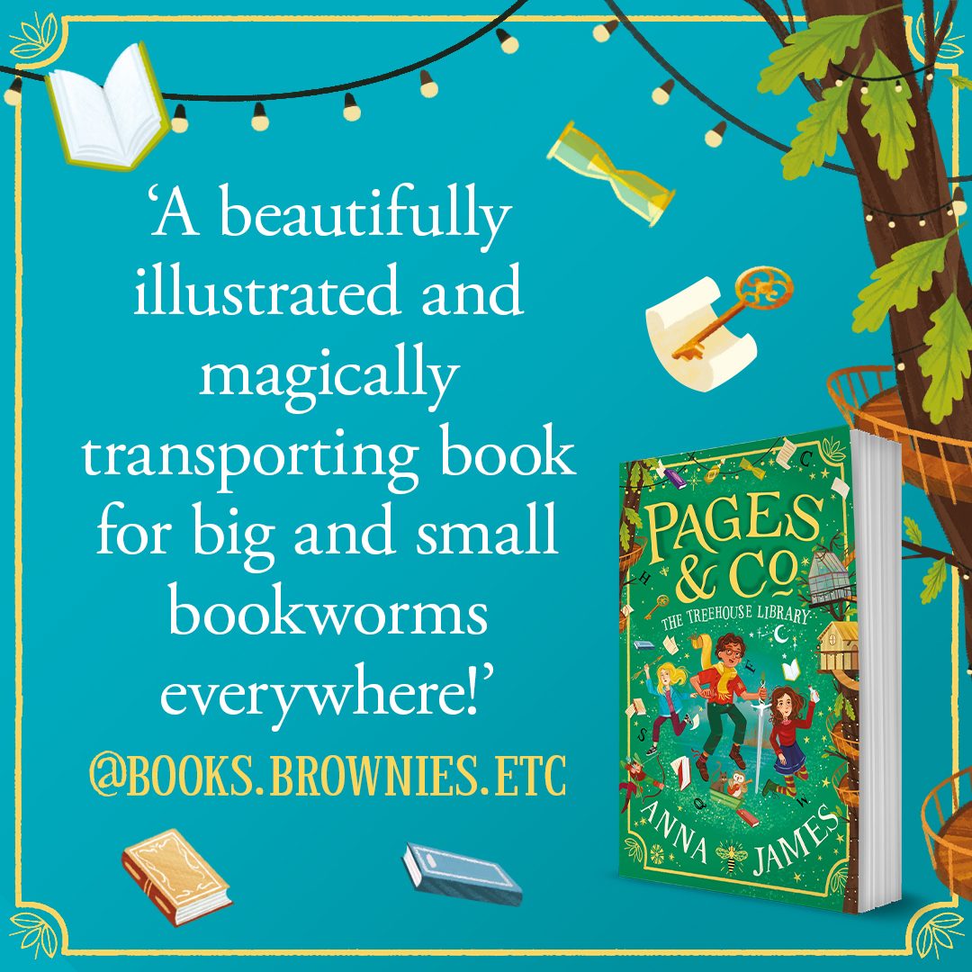 HarperCollinsCh's tweet photo. The fifth and latest installment in @acaseforbooks' enchanting Pages & Co series #TheTreehouseLibrary is released in paperback next week on 30th March! 🌳
The perfect read for big and small bookworms everywhere! 📚
https://t.co/hgOwWYfWXz https://t.co/AYeauKRPu4