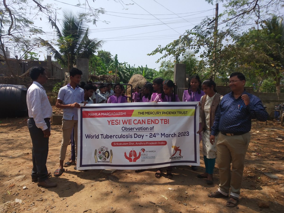 MMargadarshi's tweet photo. Observation of World TB Day with children of vulnerable rural communities, conducted rally, create awareness of TB symptoms to observe their parents
#yeswecanendtb #worldtbday #worldtbday2023 #endtb #health #mercuryphoenixtrust #tmpt #mahilamargadarshi #srikakulam #india #London https://t.co/QHlIBN9TqK