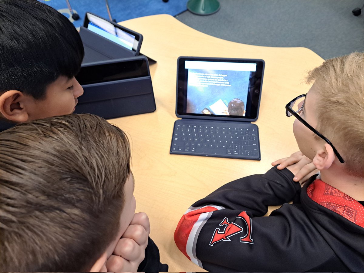 Students <a href="/HowellTwpRamtwn/">Ramtown</a> media center are gearing up for our author visit with <a href="/Rachelleburk/">Rachelle Burk</a> by enjoying one of her inspiring true stories about a blind artist #HTPSLearnerSuccess