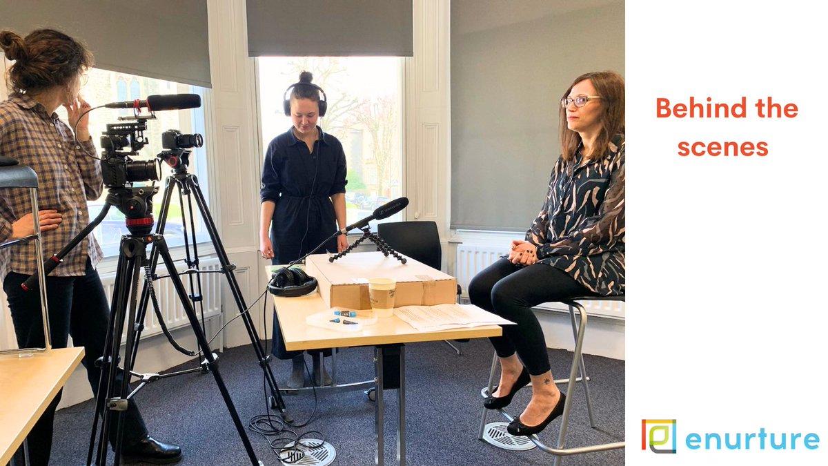 Lights, camera, action! 📽️ The eNurture team are filming at @BristolUni with the incredible @LucyABiddle focusing on suicide prevention and staying safe online for young people. #MentalHealthMatters enurture.org.uk