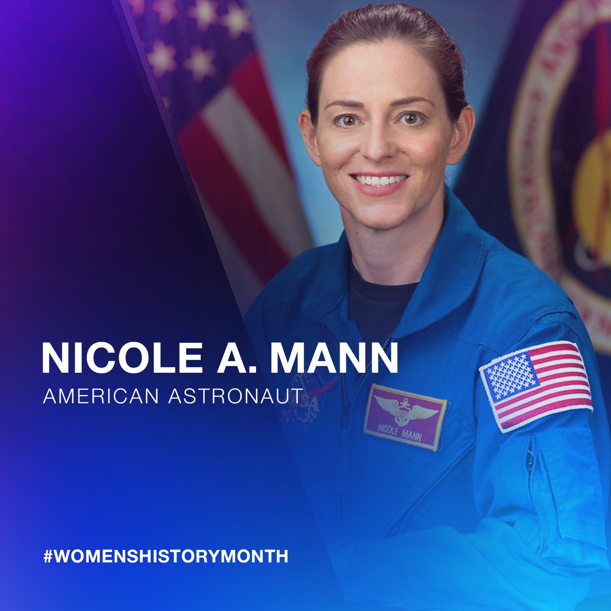 TerranOrbital's tweet photo. Today we #celebrate Nicole Aunapu Mann, the first Native American woman in space. She brought her childhood dreamcatcher to honor her heritage.

Nicole is training for the @NASAArtemis program to become the first woman on the Moon

#WomensHistoryMonth #NicoleAunapuMann #astronaut https://t.co/QYQRpSjhmO