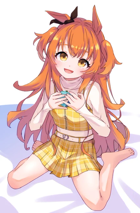 「トレーナーちゃん!プレゼントありがと」マヤちゃんお誕生日おめでとー#マヤノトップガン生誕祭2023 #ウマ娘 