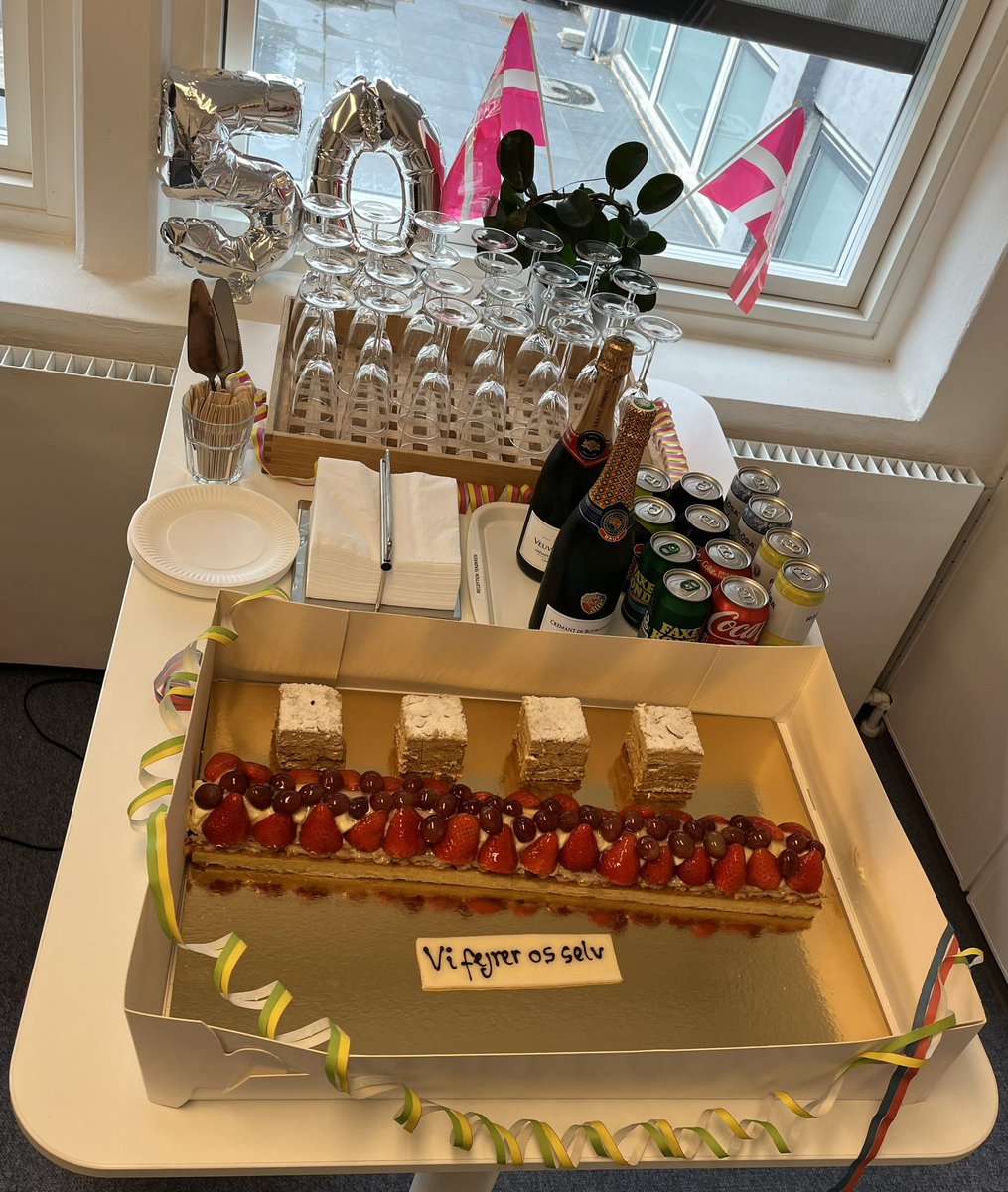 Today we celebrated ourselves! 🥳 <a href="/ThudiThudi/">Christian Thudium</a> and I reached 50 publications each on #Pubmed, and decided to celebrate with our #Nordic_ImSci group 👨‍🔬👩🏼‍⚕️ Do you remember to celebrate your #scientific milestones? 🥳🥂 #dermtwitter #RheumTwitter <a href="/Nordic_Bio/">Nordic Bioscience</a> <a href="/karsdal/">Morten Karsdal</a> @ACBayJensen