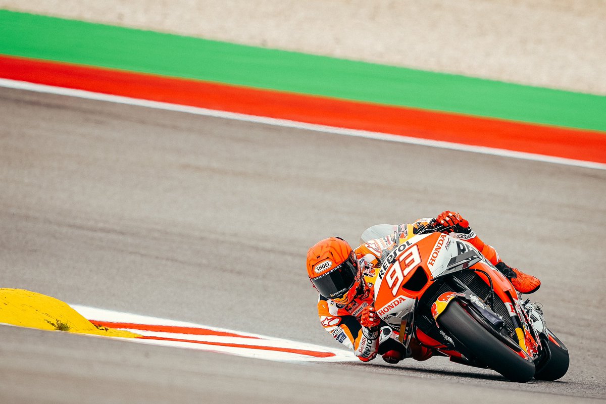 HRC_MotoGP's tweet photo. Out here, riding again. You love to see it. 😍 https://t.co/aJKaxn3eqF