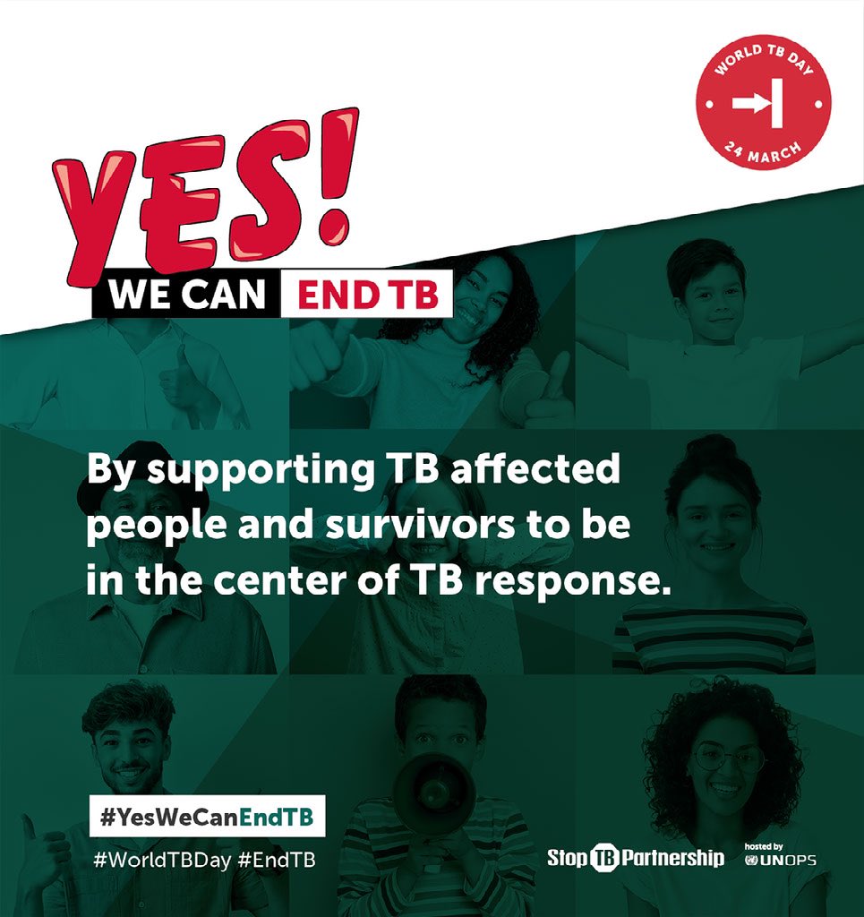 #YesWeCanEndTB by identifying and overcoming stigma, discrimination and other gender and human rights barriers to ensure everyone can access the TB services they need. #WorldTBDay #EndTB