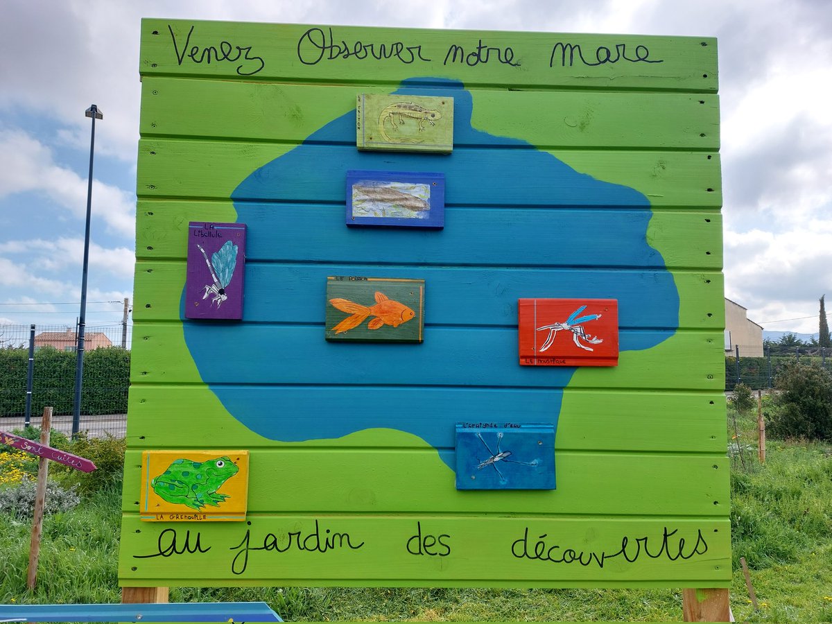 KaciDiha's tweet photo. Visite du Jardin des Découvertes conçu par
✅ Atelier #Segpa Espace-Rural-Environnement.
✅ Projet remarquable présenté à la Journée Académique de la Pédagogie.Plaisir de travailler en plein-air🌳🌻🌞.Un espace🥬🍅🍆 au service de tous.🙏🏼  @dsden84
@AcAixMarseille @education_gouv https://t.co/9htAwIPLH0