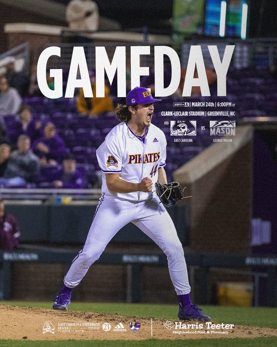ECUBaseball's tweet photo. Gameday in CLS⚾️🏴☠️ https://t.co/jrQQvWoz3A