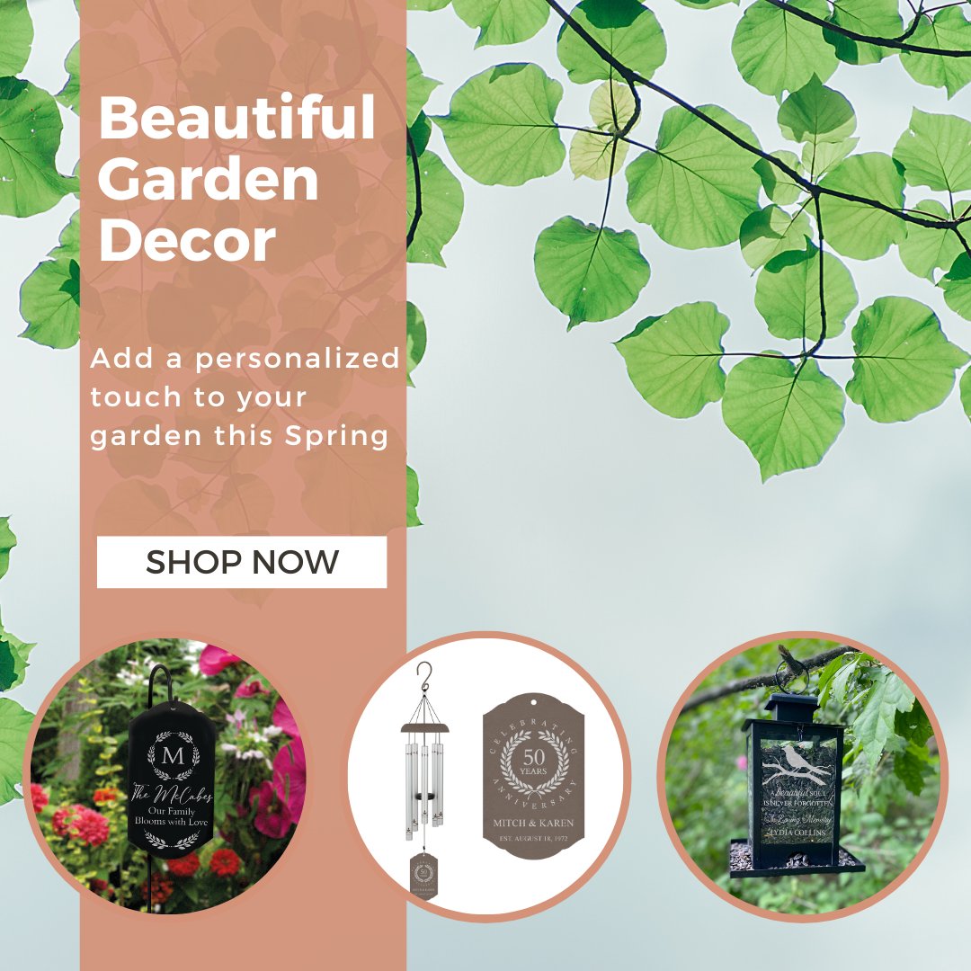 Flowers...Check! Vegetables...Check!
What am I missing??
One-of-a-kind beautiful outdoor garden décor pieces!