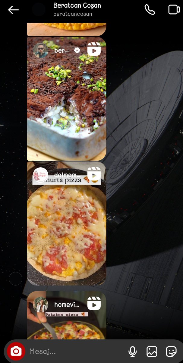 Oruç kardeşimin instada beni darlama seviyesi 😂😂