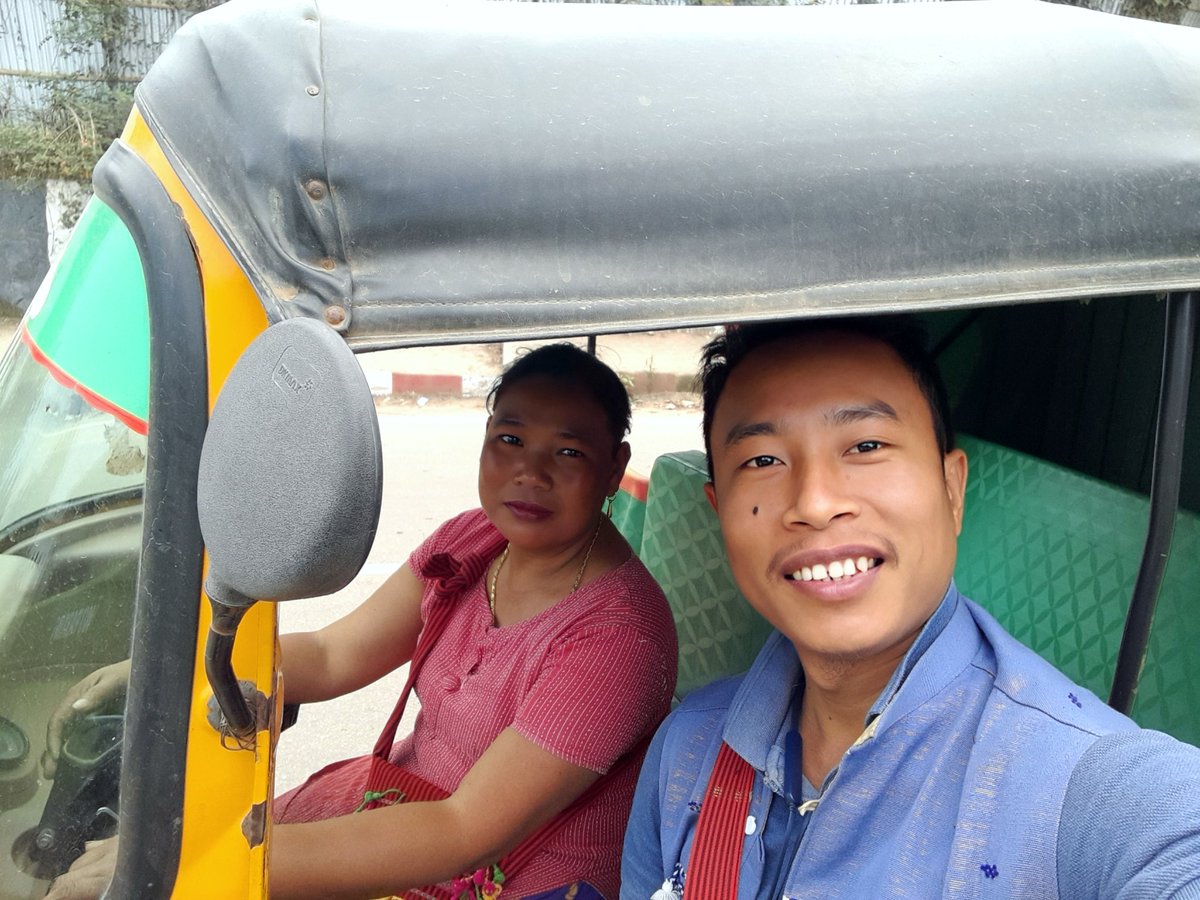 AngtongE's tweet photo. #Selfie with #inspirer
Mrs. Hewali Terangpi of Diphu breaking gender stereotype by running an auto rickshaw business. It is great feeling to meet such a leader in society.
Kardom! 🙏 https://t.co/1gX0w1HIZM