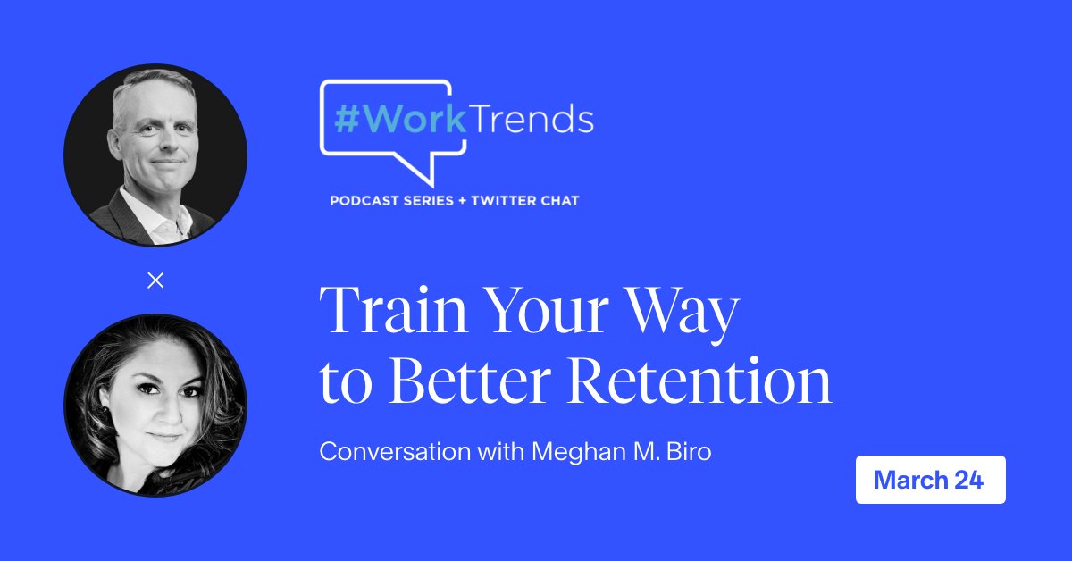 We're excited to share FranklinCovey's CEO @Paul_Walker_FC is joining @TalentCulture’s @MeghanMBiro for an insightful conversation on the #WorkTrends podcast. Tune in now as they explore how to train your way to better #retention. bit.ly/3Hn8I7z